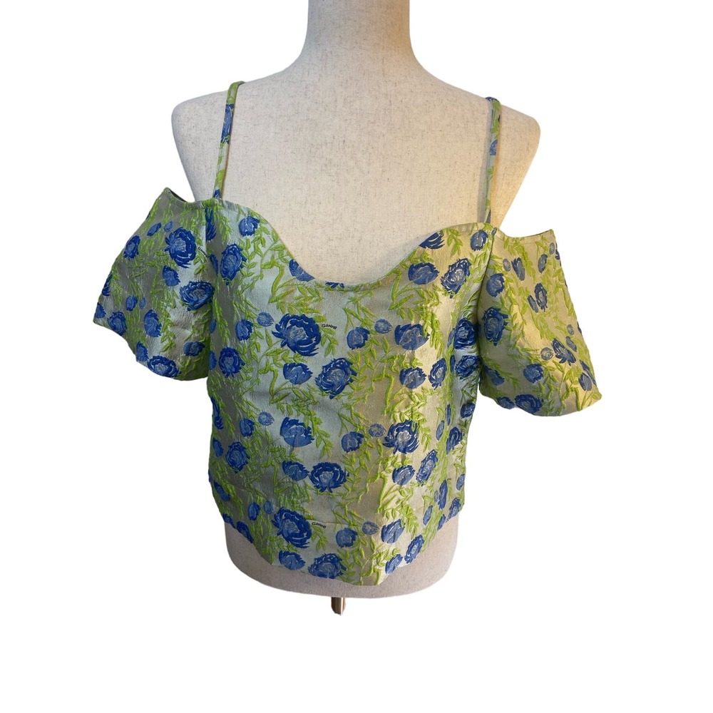Ganni floral top